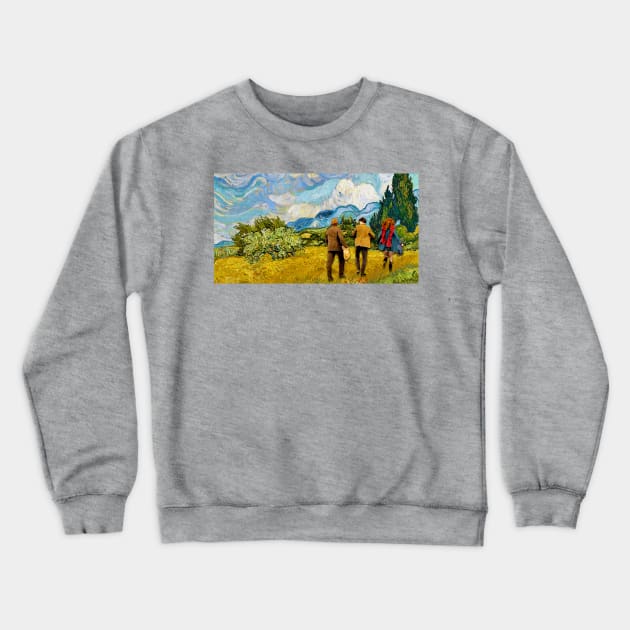 hold my hand Crewneck Sweatshirt by olympain